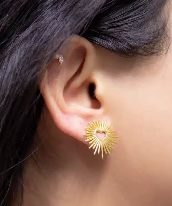 Heart-Rays Earrings - Image 2