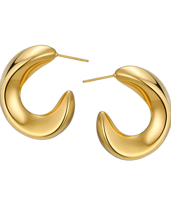 C-Shaped Earrings