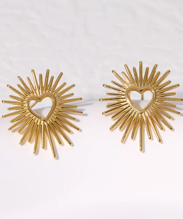 Heart-Rays Earrings
